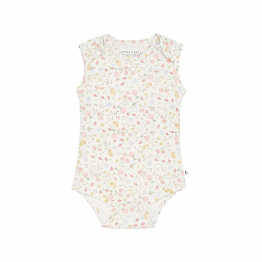 Bodysuit sleeveless Flowers & Butterflies