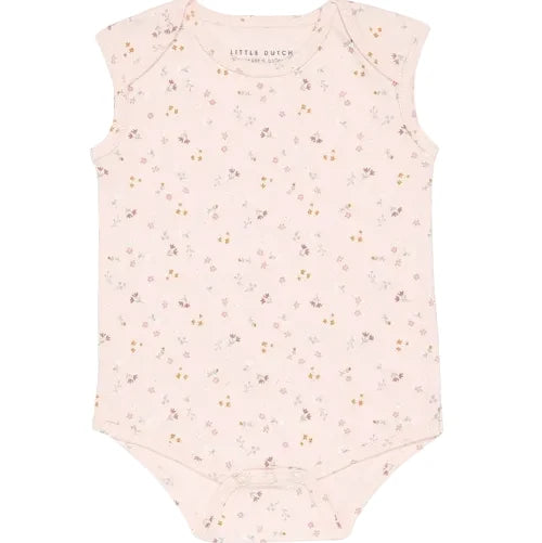 Bodysuit sleeveless Little Pink Flowers