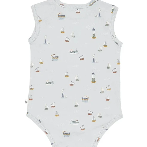 Bodysuit sleeveless Sailors Bay Blue