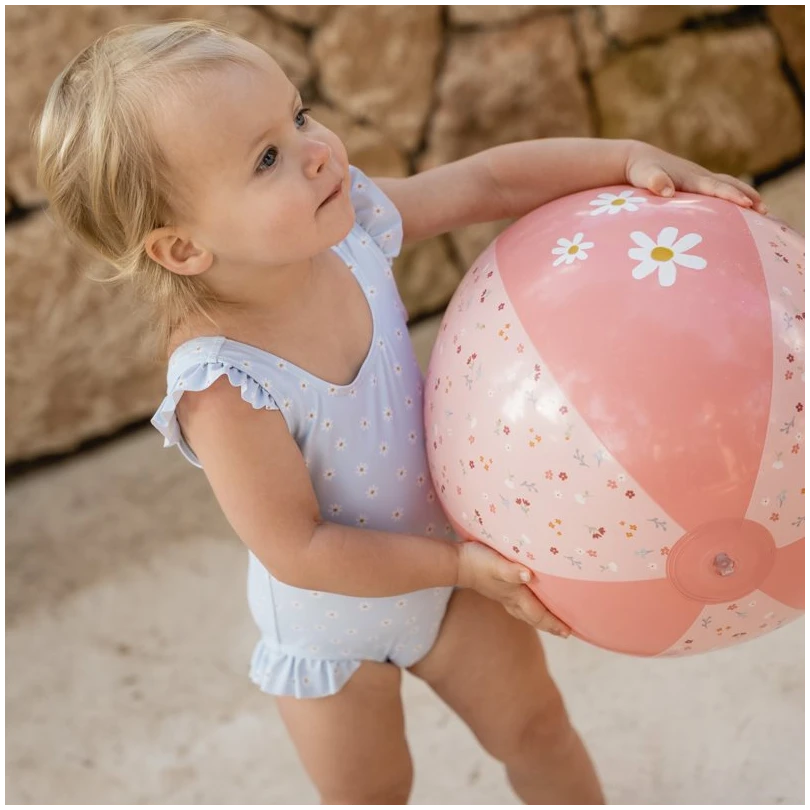 Little Pink Flowers Beach Ball 35 c