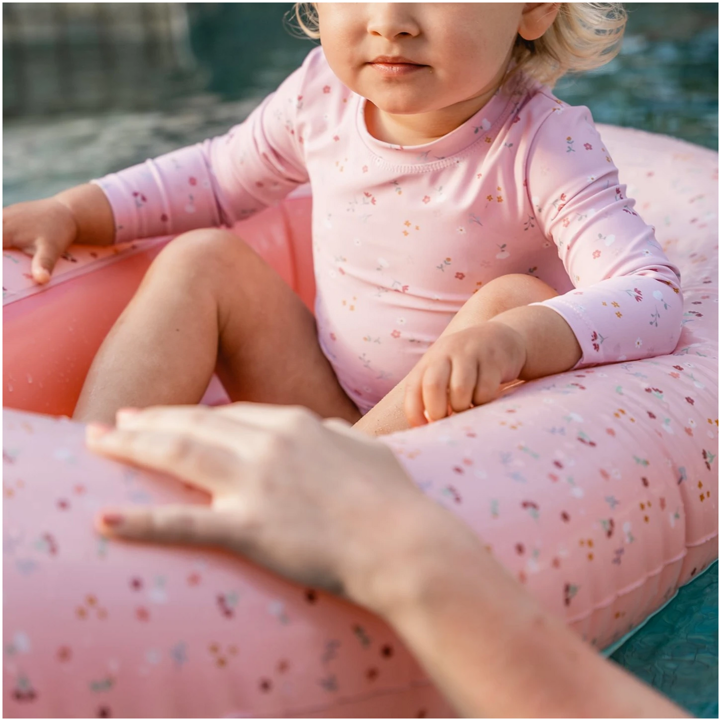 Little Pink Flowers Inflatable Boat