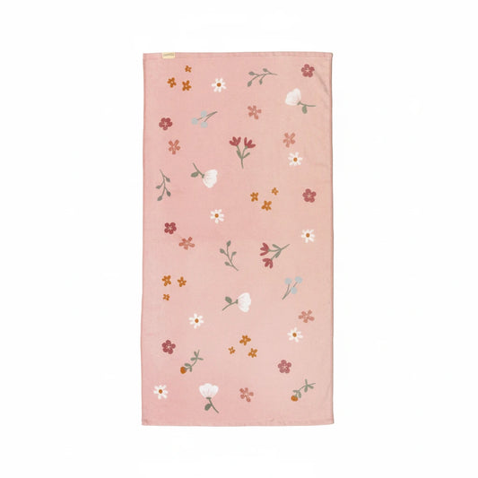 Beach towel Little Pink Flowers