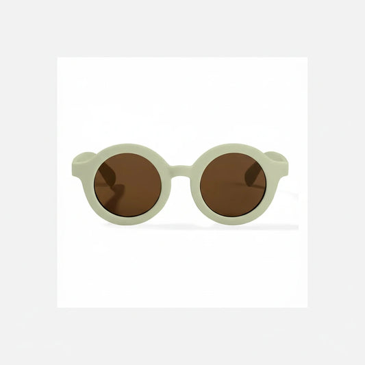 Child Sunglasses Round Shape Green