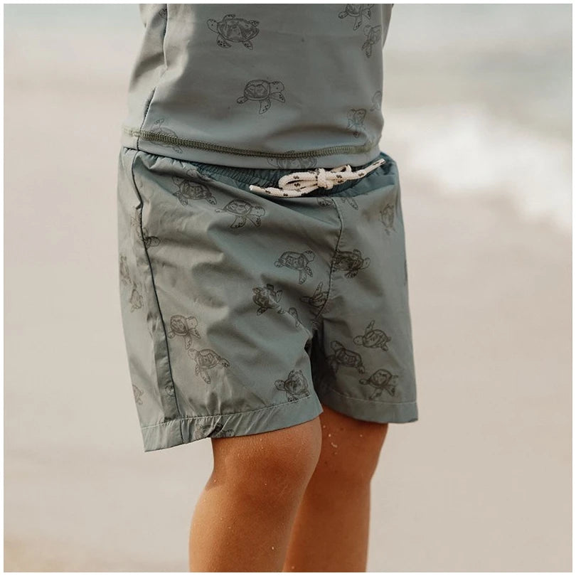 Swimshort Turtle Island Olive 18-24mths