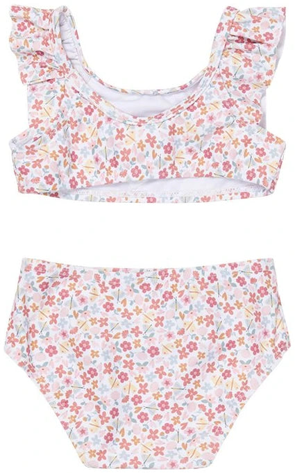 Flounce bikini set Summer Flowers 18-24mths