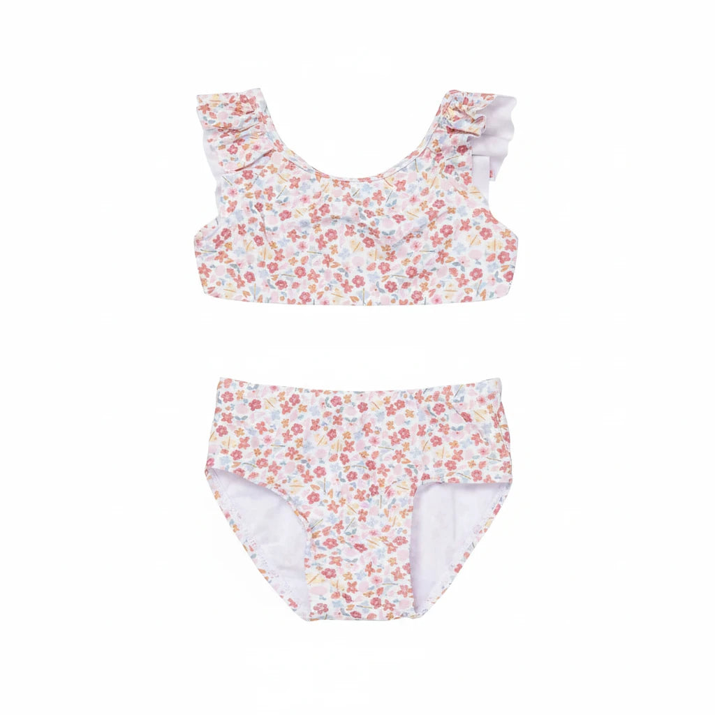 Flounce bikini set Summer Flowers 18-24mths