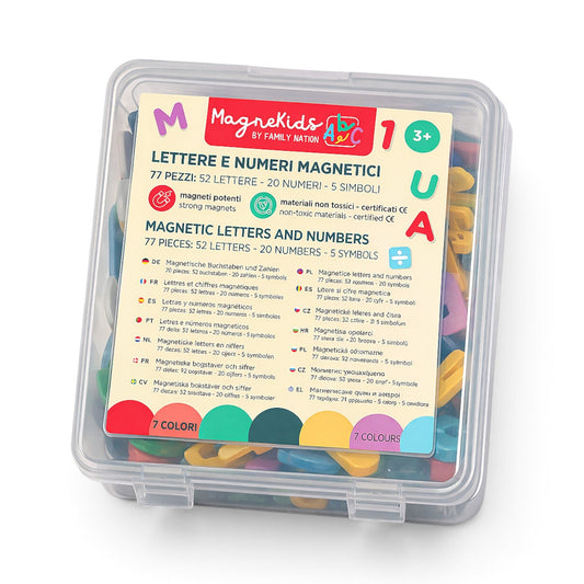 MagneKids™ Set of 77 Magnetic Letters and Numbers - Pastel - Jellyfishkids Jellyfishkids