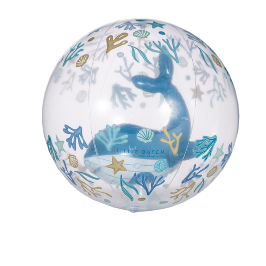 3D Ocean Dreams Beach Ball Blue Jellyfishkids