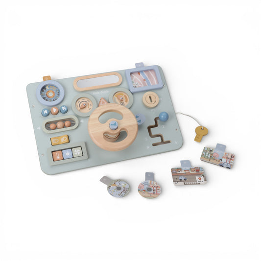 Wooden activity board-steering wheel Jellyfishkids