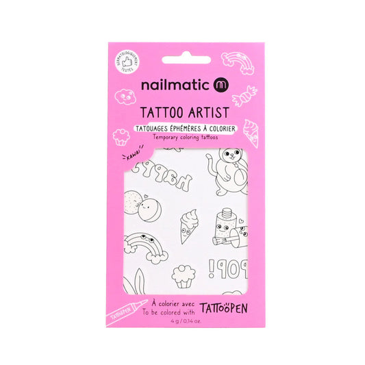 Colouring Temporary tattoos - Kawai