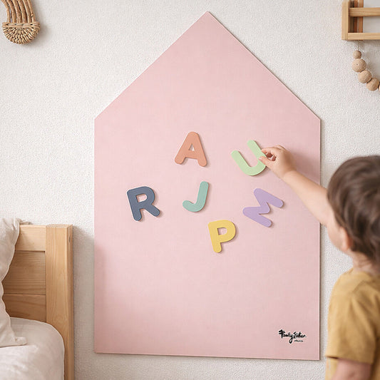 MagneKids™ Magnetic Wall Decal - House - Pink - Jellyfishkids Jellyfishkids