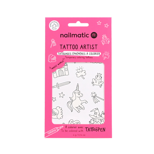 Colouring Temporary tattoos - Magic World