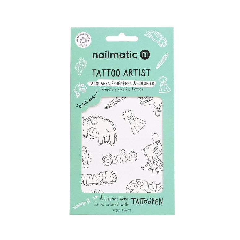 Colouring Temporary tattoos - Dinosaurs