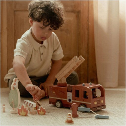 Wooden fire truck