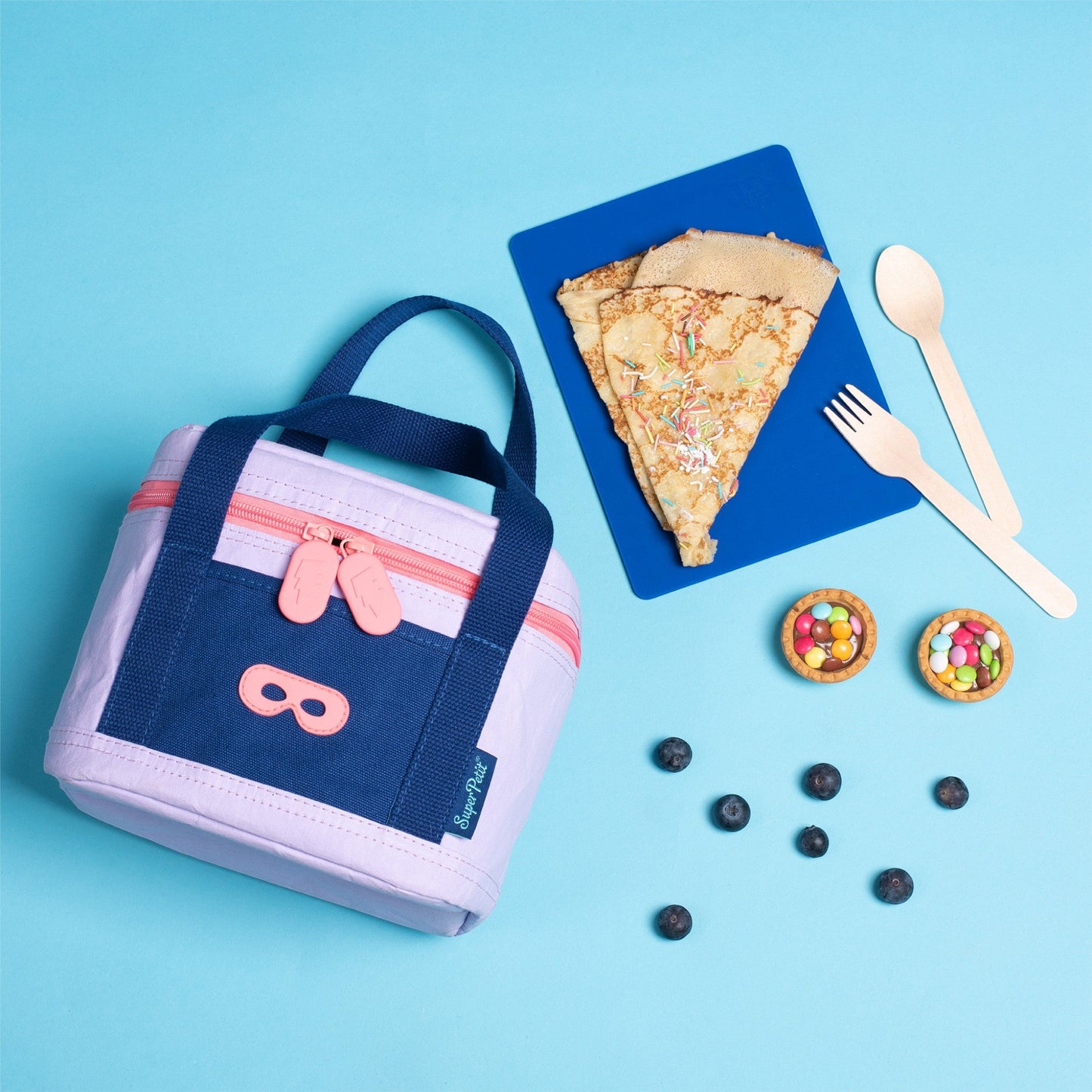 Insulated food bag – lilac