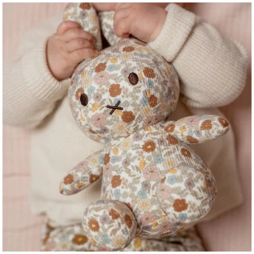 Cuddly toy miffy Vintage Little Flowers all-over 35 cm