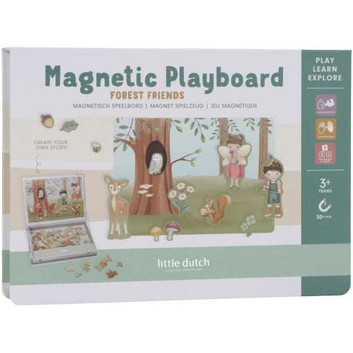 Magnetic play board – Multicolored – Forest Friends