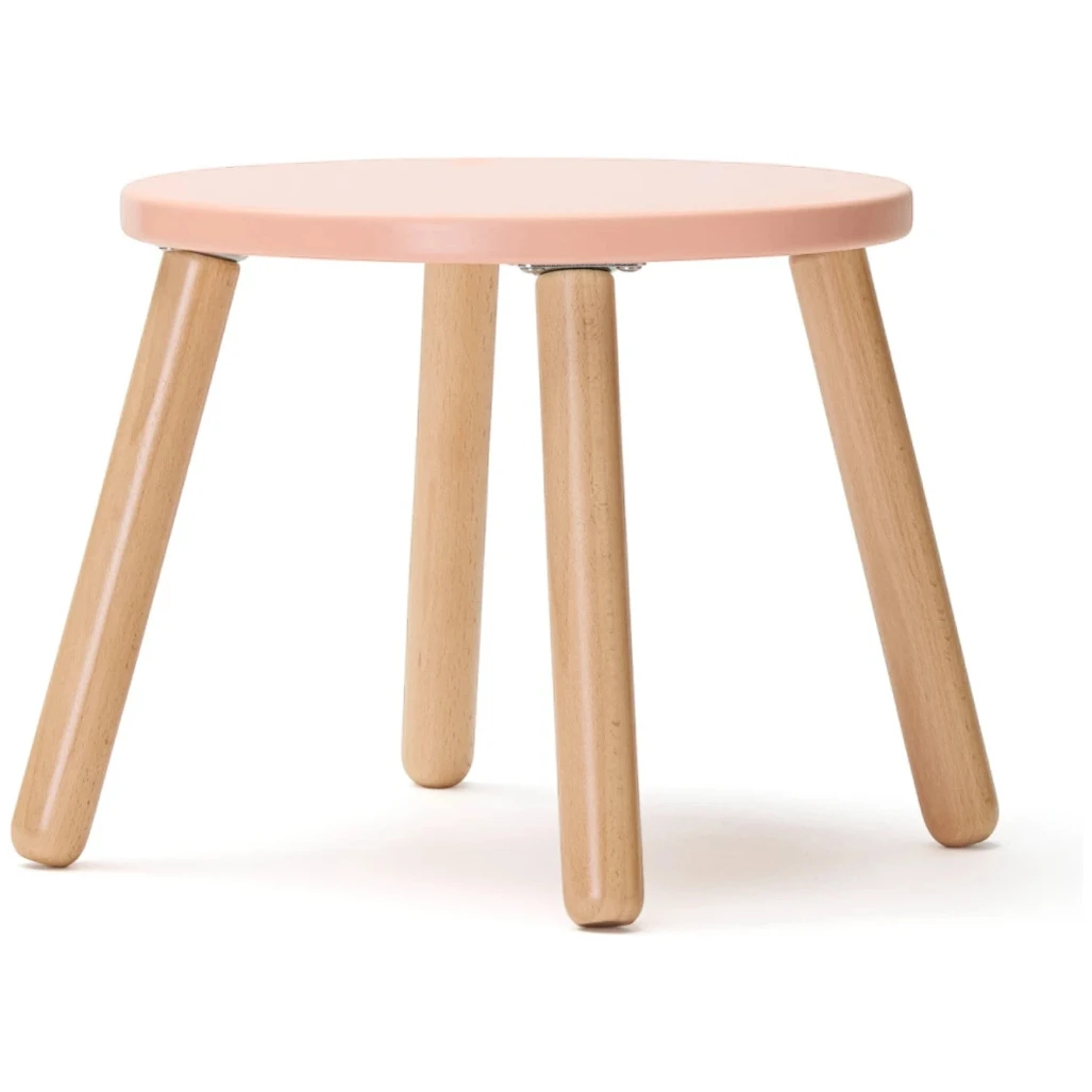 Stool and table set apricot