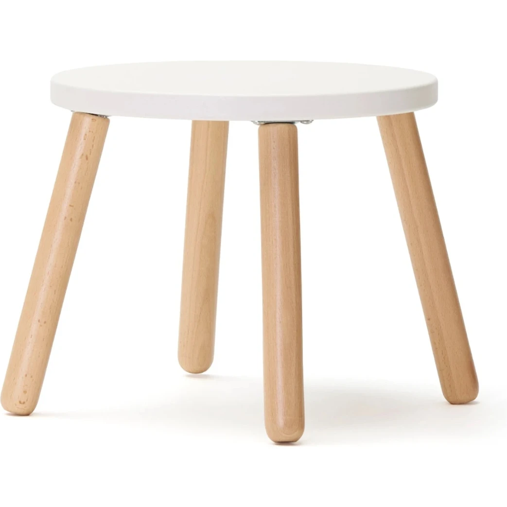 Stool and table set white