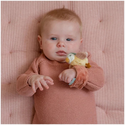 Rattle Bracelet Flowers & Butterflies