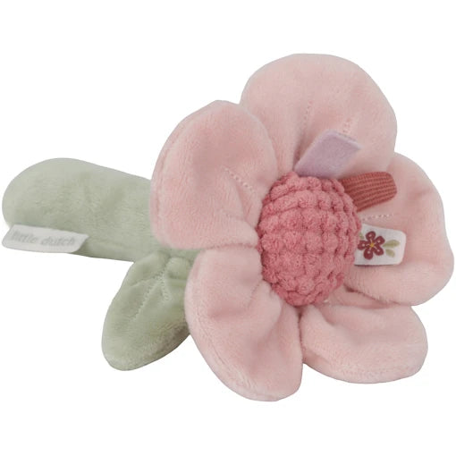 Rattle Toy Pink Flower
