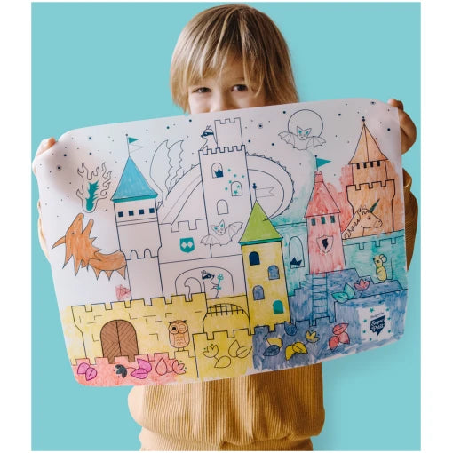 Castle Colouring silicone set