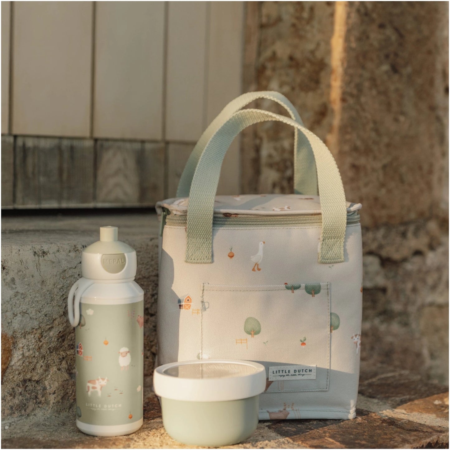 Lunch set Little farm 3 piece