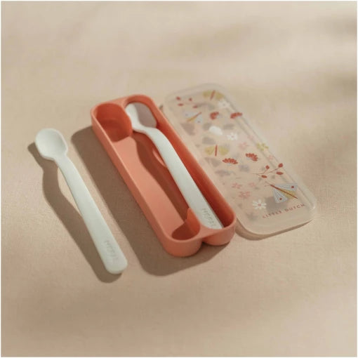 Feeding spoon set of 2 Flowers & Butterflies