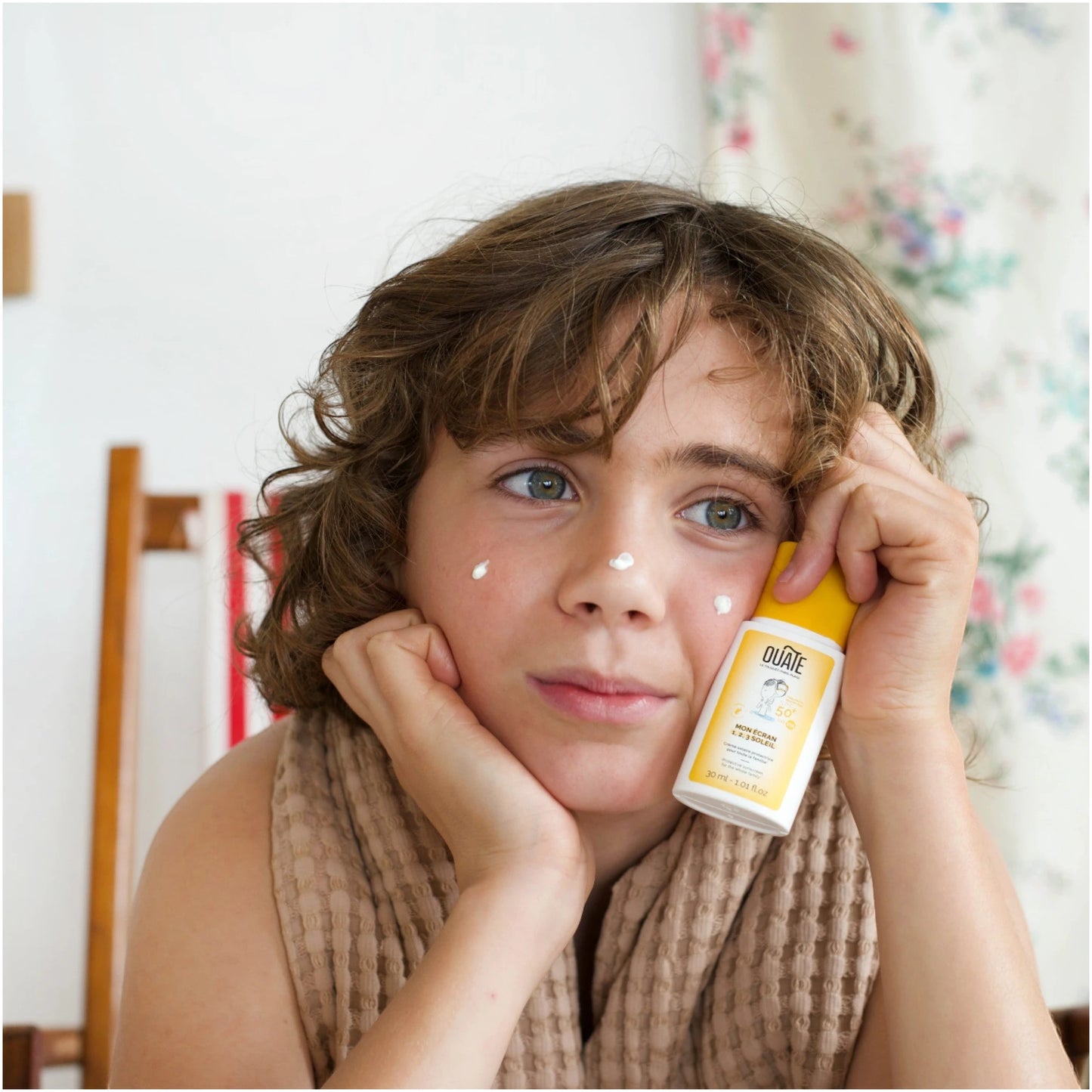 OUATE- Children’s facial sunscreen SPF 50+ for children 3+ years