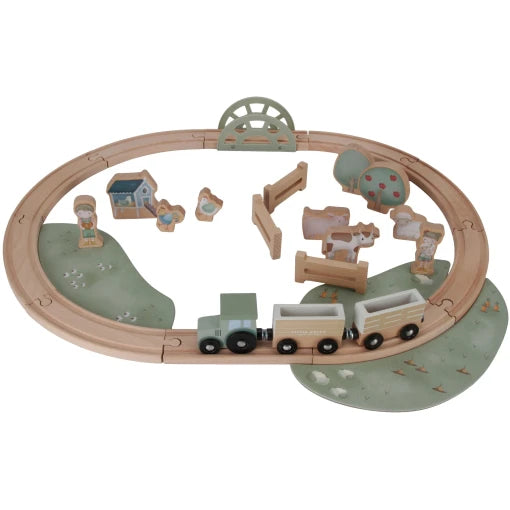 Wooden train track Little Farm