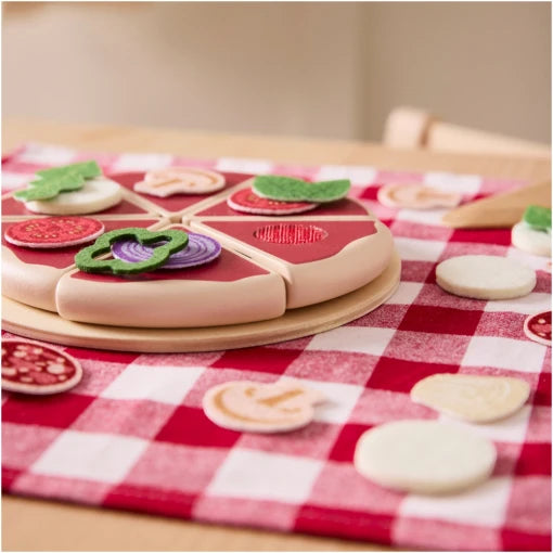KID’S HUB wooden pizza set