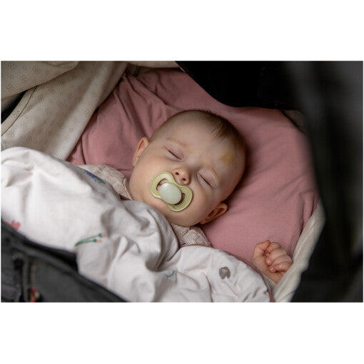 Set of 2 silicone pacifiers Size 2 Pink Coral & Lavender Breeze