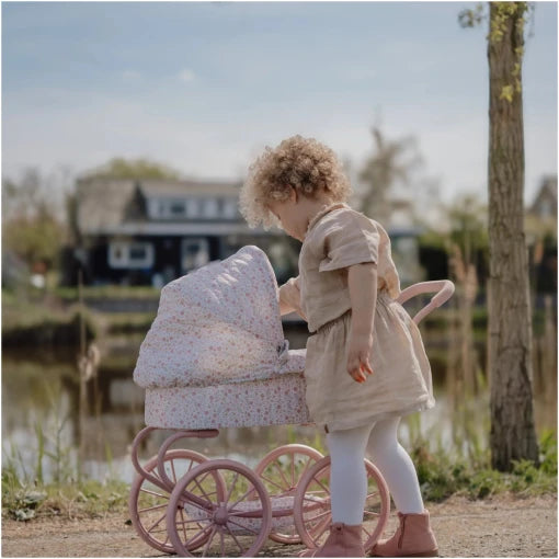 Doll stroller – Soft Flowers