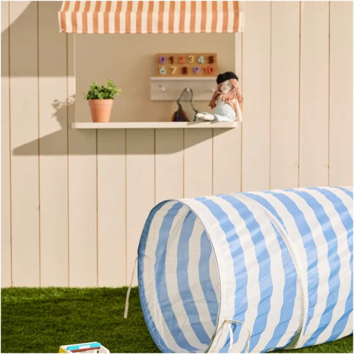 Play tunnel stripe blue