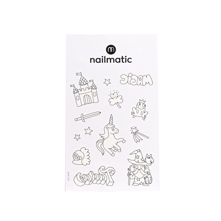 Colouring Temporary tattoos - Magic World