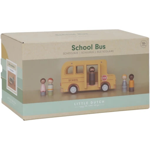 School Bus with Figures