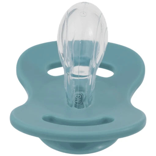 Set of 2 silicone pacifiers Size 2 – Ocean Teal & Dove Blue