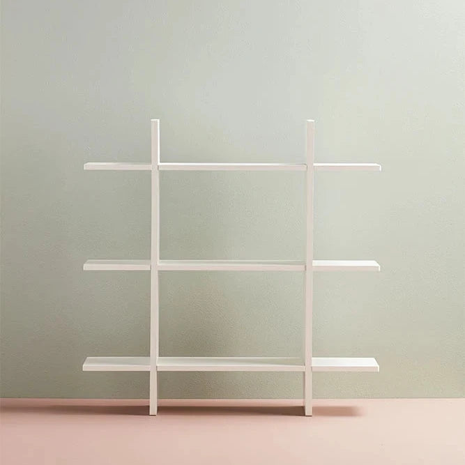 Wall shelf 3 level white STAR