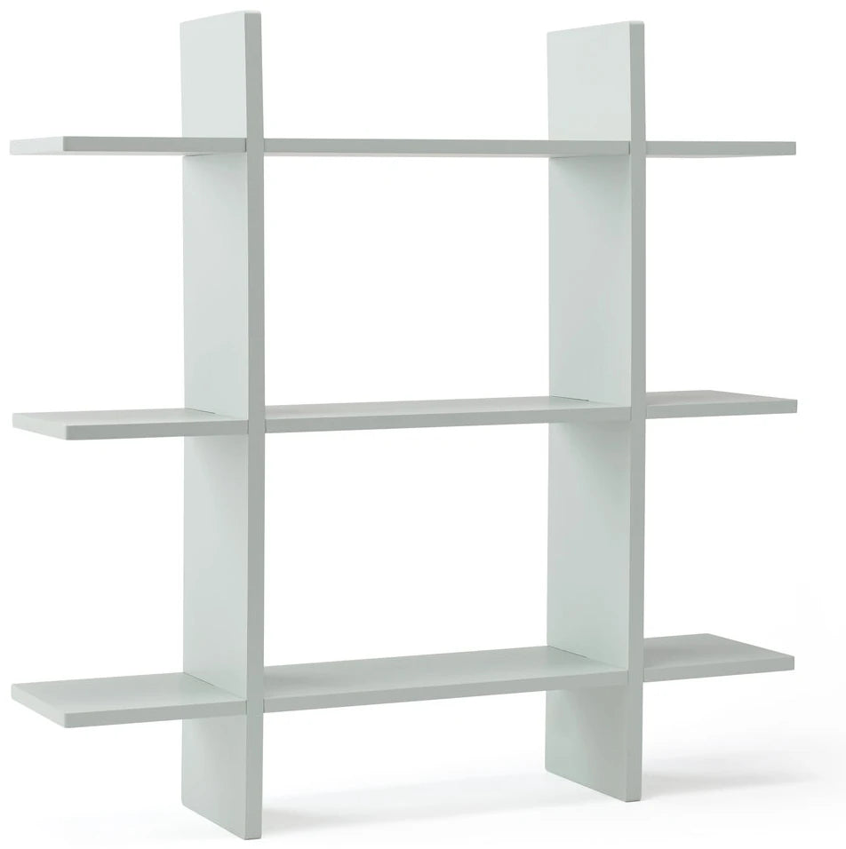 Wall shelf 3 level light green STAR