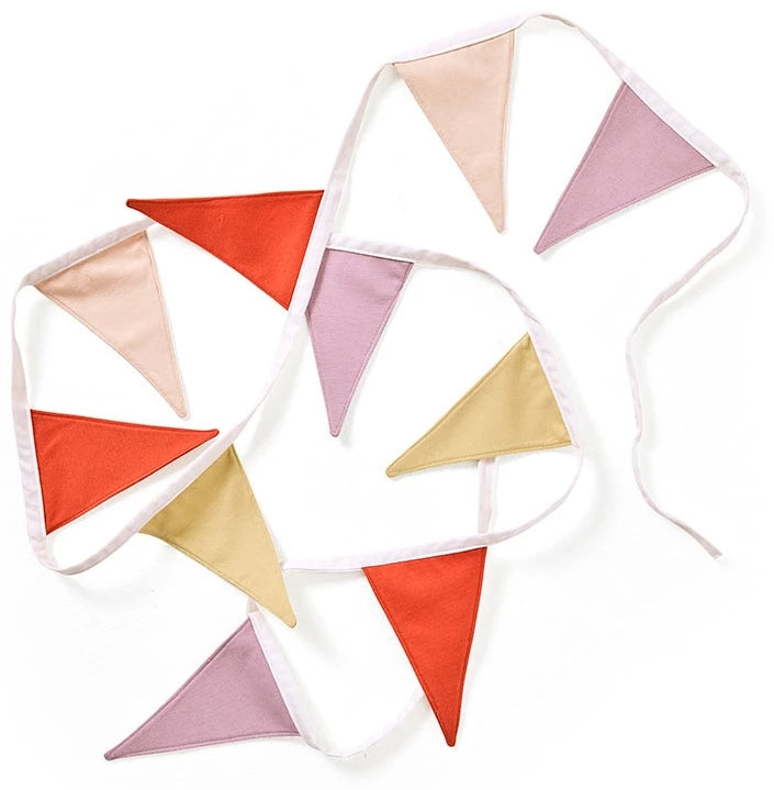 Bunting yellow/pink