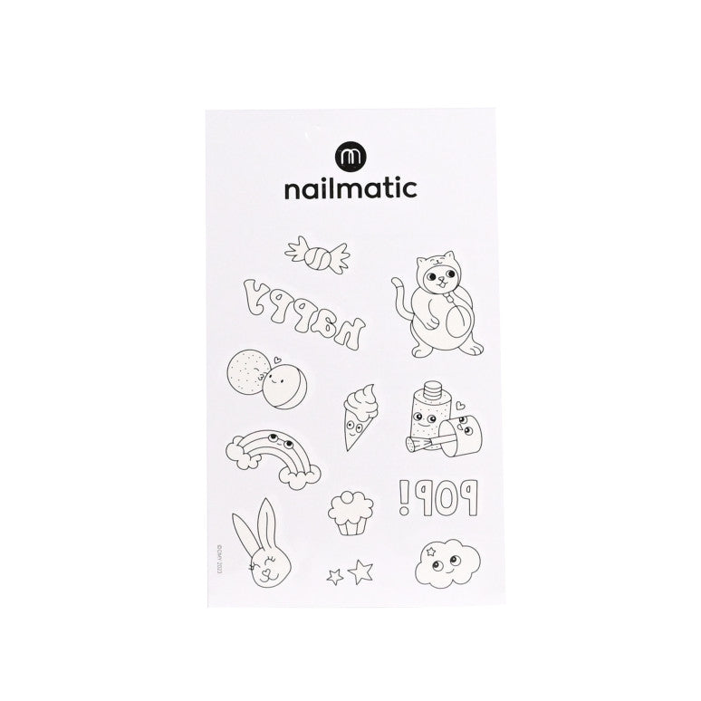 Colouring Temporary tattoos - Kawai