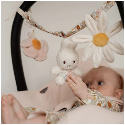 Miffy stroller toy chain Vintage Little Flowers
