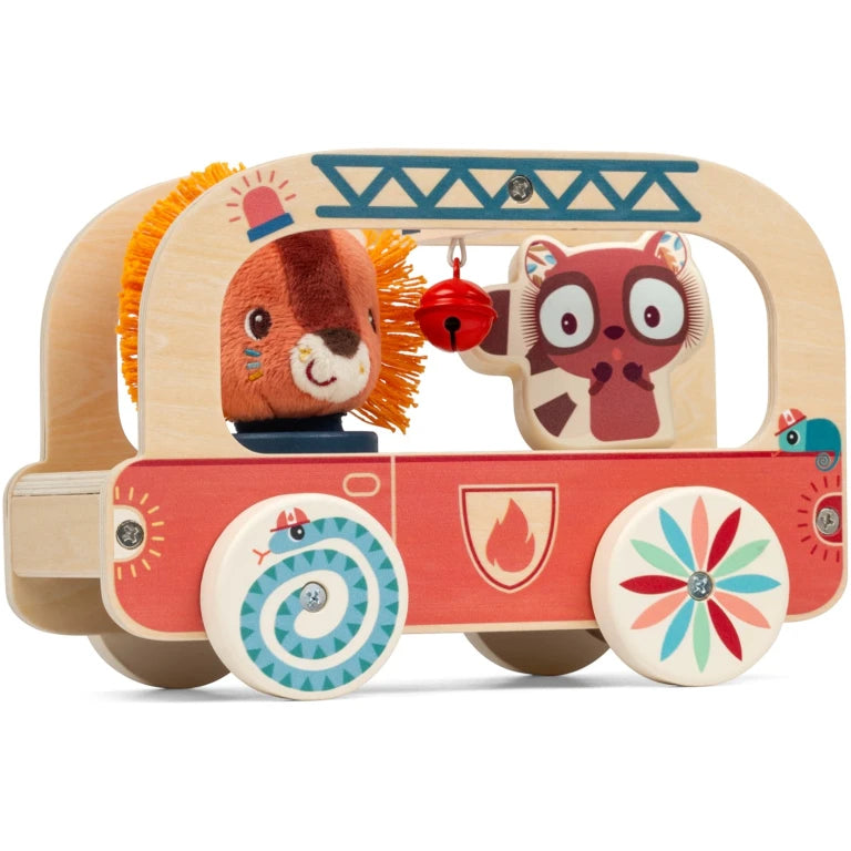 Magical wooden fire truck – Jack the Lion