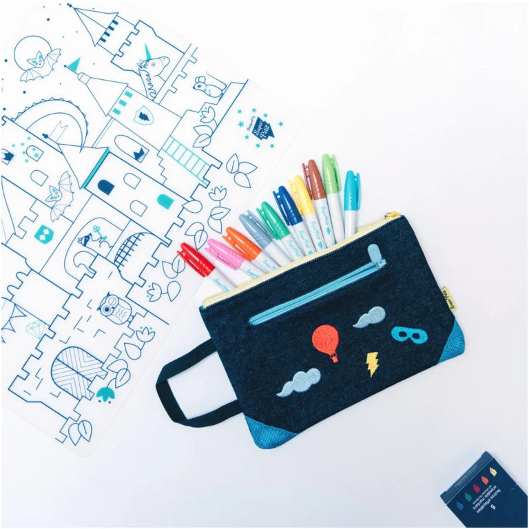 Castle Colouring silicone set