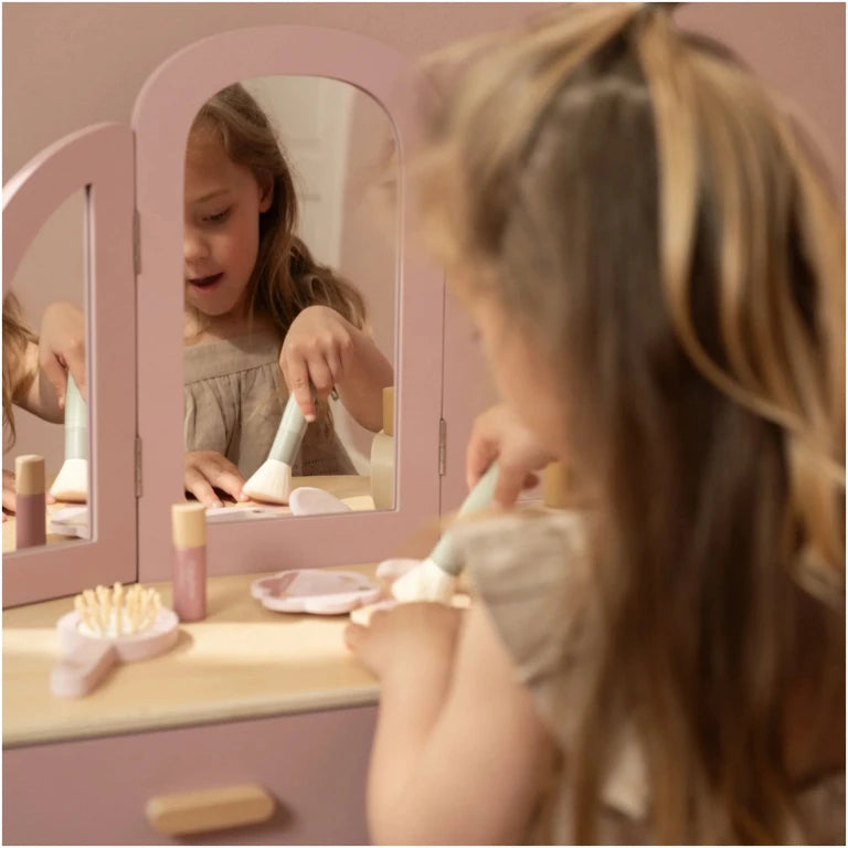 Wooden dressing table – Pink