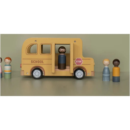 School Bus with Figures