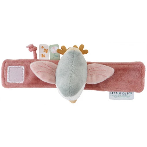 Rattle Bracelet Flowers & Butterflies