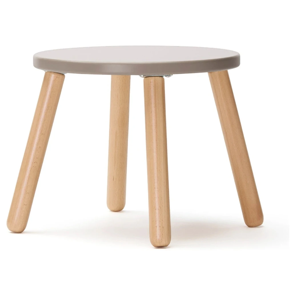 Stool and table set Light brown