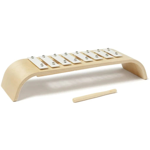 Toy xylophone white