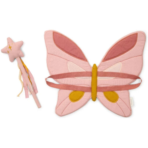 Fairy wings and magic wand – Pink – Fairy Garden